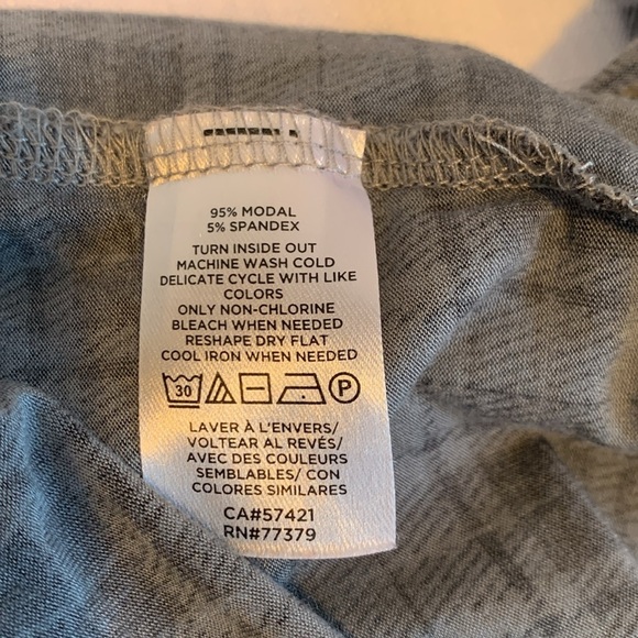 Ann Taylor Modal Blue and Black Plaid Long Sleeve Turtleneck Top Women’s Medium - Picture 6 of 7